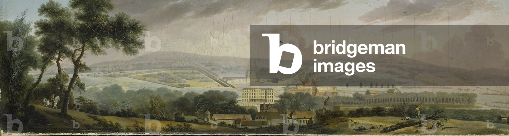 Immagine di Dipinto "Veduta del retro di un palazzo" 1780 di Henri Sallembier