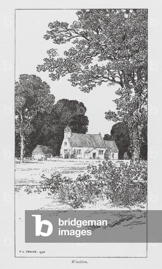 Image of Print depicting Wootton (litho) 1901 by Frederick Landseer Maur Griggs