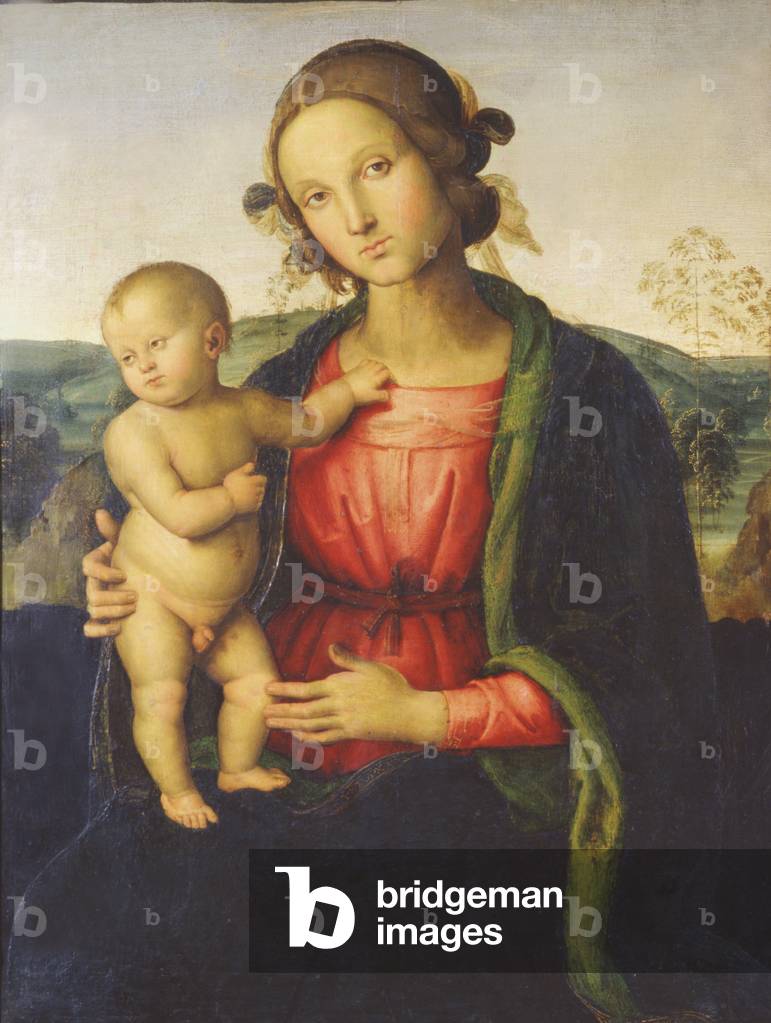 Madonna col Bambino (olio su tela)