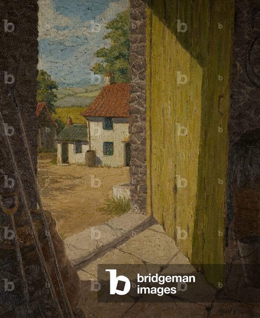 A Barn Door, 1942 (olio su tela)