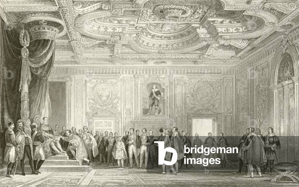 Thronsaal, Fontainbleau (Gravur)
