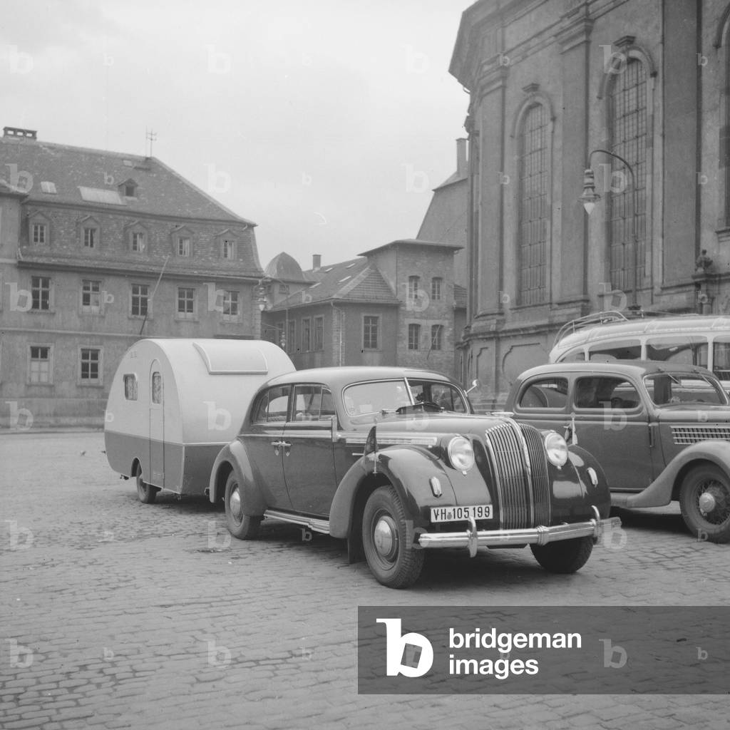 Image of The official car of a Nazi official in front of