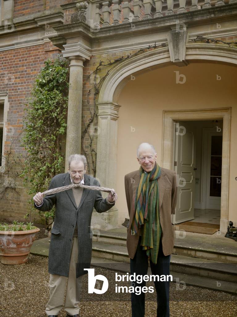 Lucian Freud and Jacob Rothschild, Eythrope, Buckinghamshire, 2011 (photo)