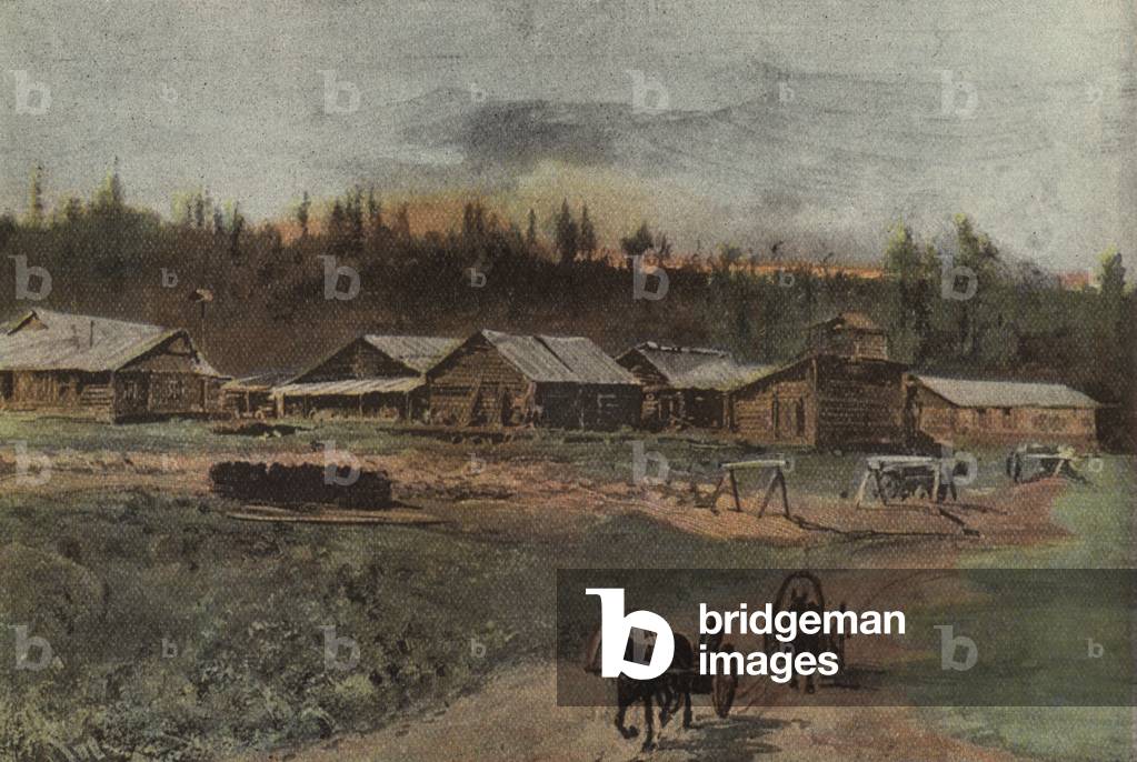 Image of Photography depicting Gold Mining Camp 1901 by English Photographer
