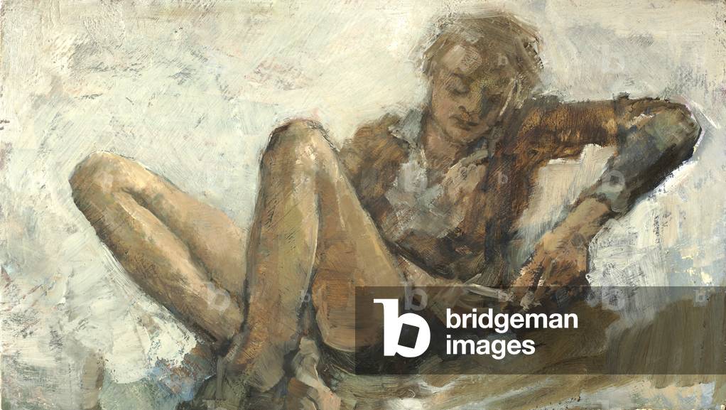 Bare Legged, 2008 (olio e tempera su pannello)