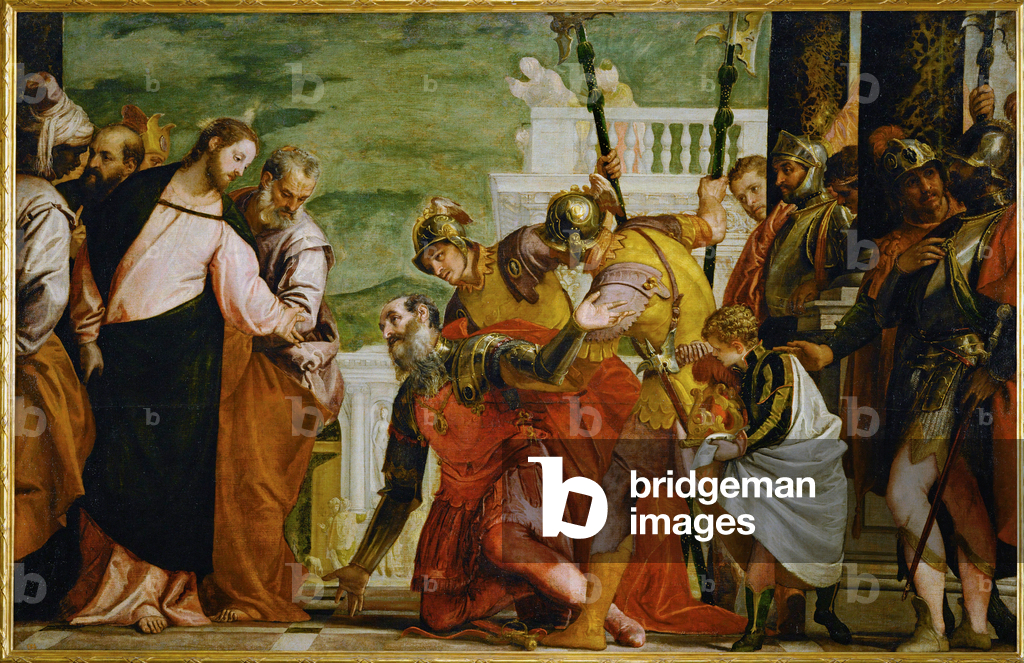 Jesus und der Zenturio (Gemälde auf Leinwand)