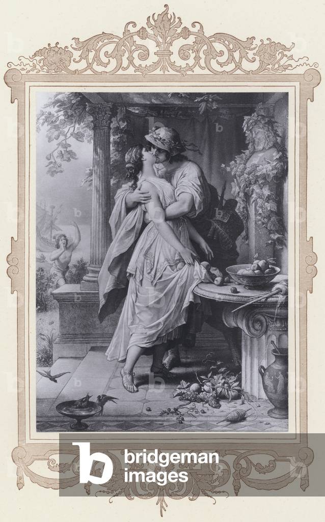 Bild von Druck "Dora" von Wilhelm von Kaulbach