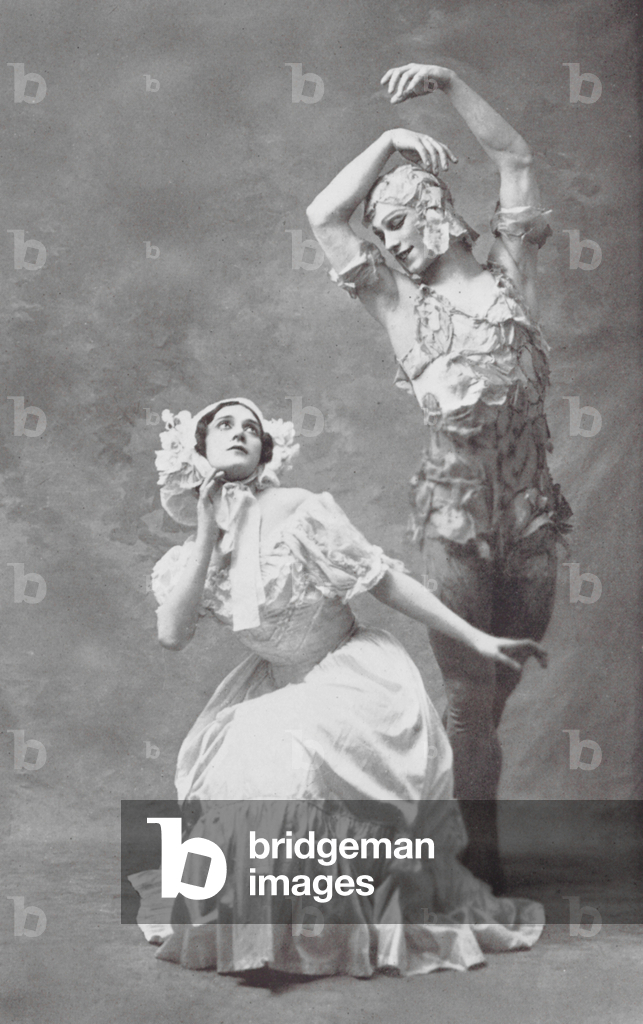 Bild von Fotografie "Nijinsky: Le Spectre De La Rose" 1901 von European Photographer
