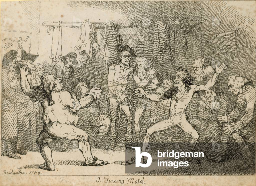 Un fiammifero di scherma (incisione)