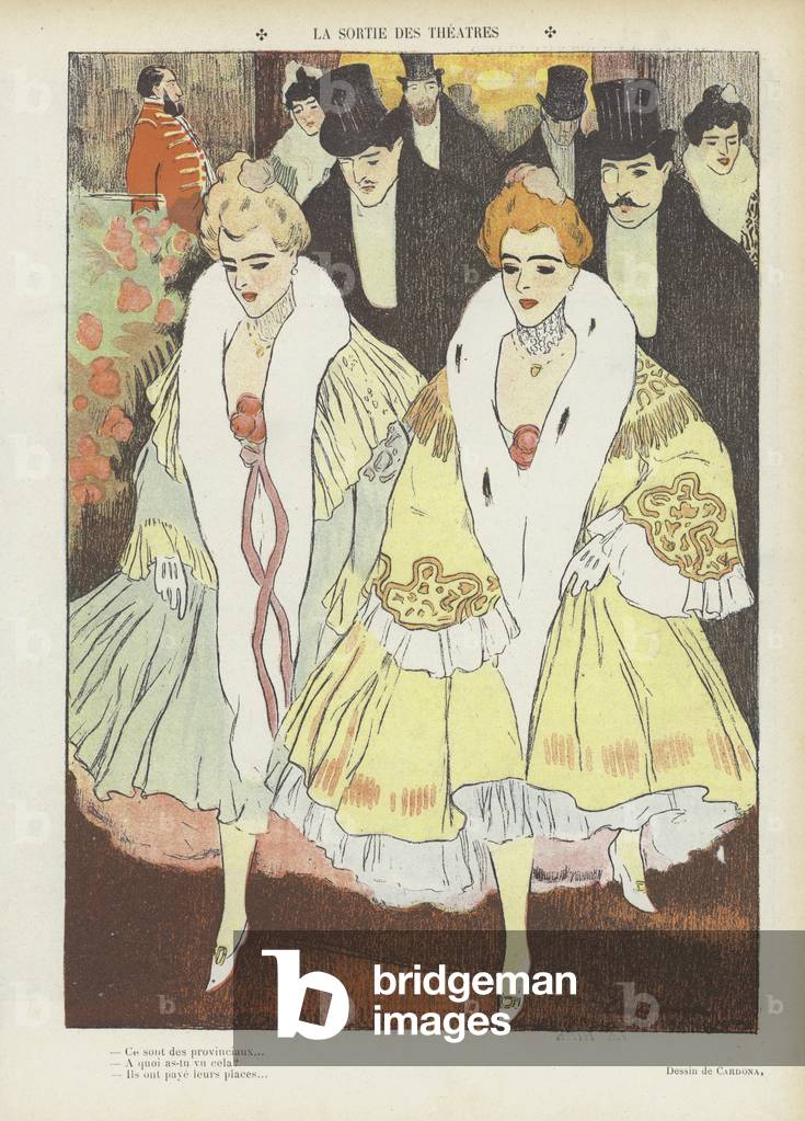 Illustration für Le Rire (Farblitho)