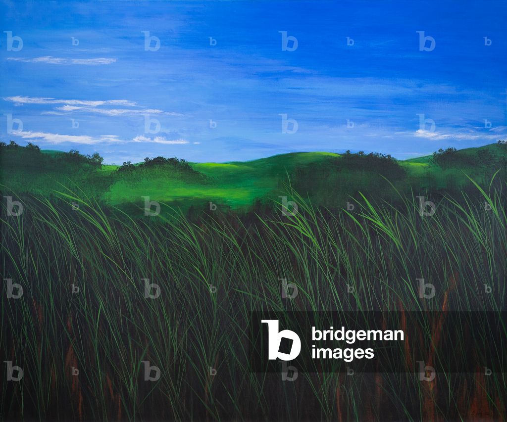 Image of Painting depicting Rolling Hills 2022 by Sandy Iseli