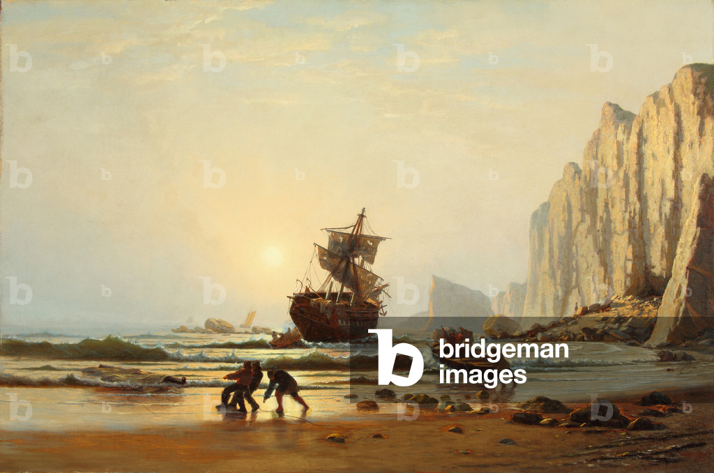 Shipwrecked Off Labrador 1867 (Olio su tela)