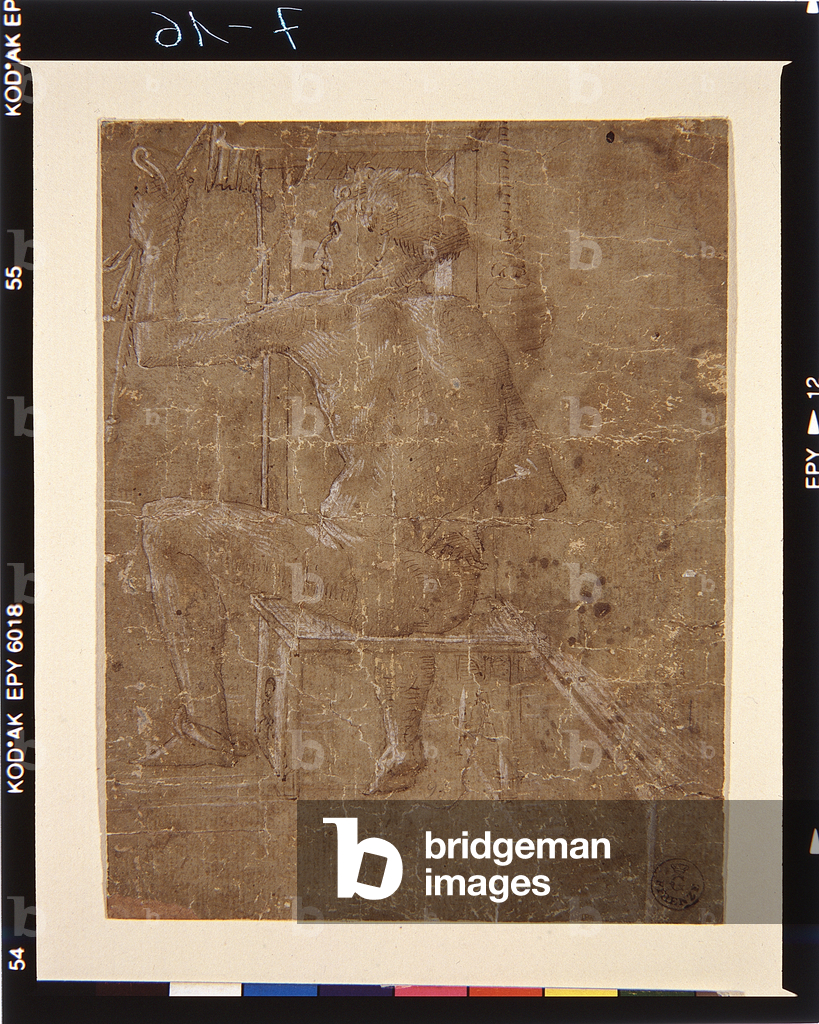 Sitzende Figur (Zeichnung)