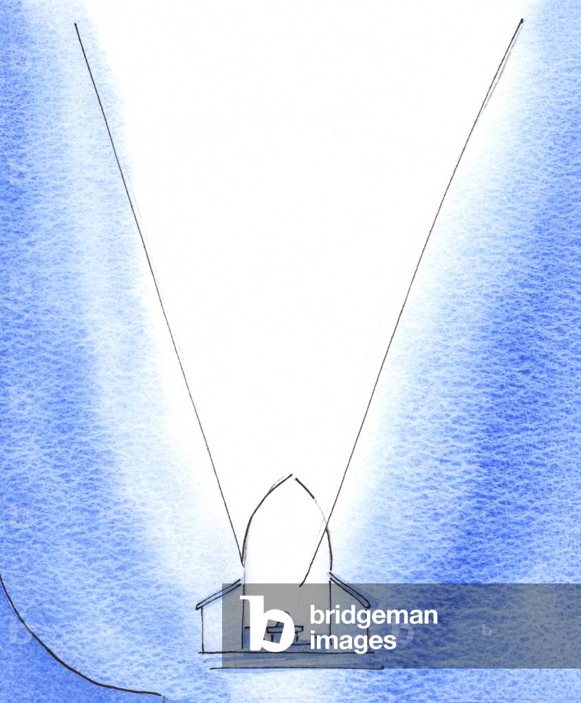 L'amore di Cristo per il Padre, nella sua gioia ardente, svetta dall'altare della nostra chiesa, alle infinite