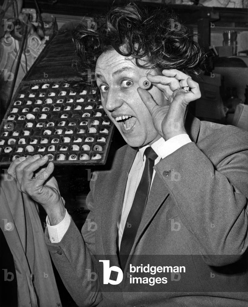 Image of Photography depicting Ken Dodd 1965 by Unknown photographer, b/w