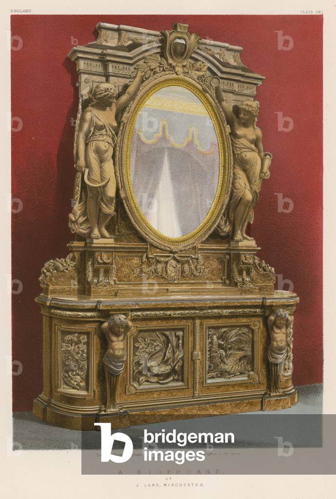 A Sideboard by J Lamb by English Artist