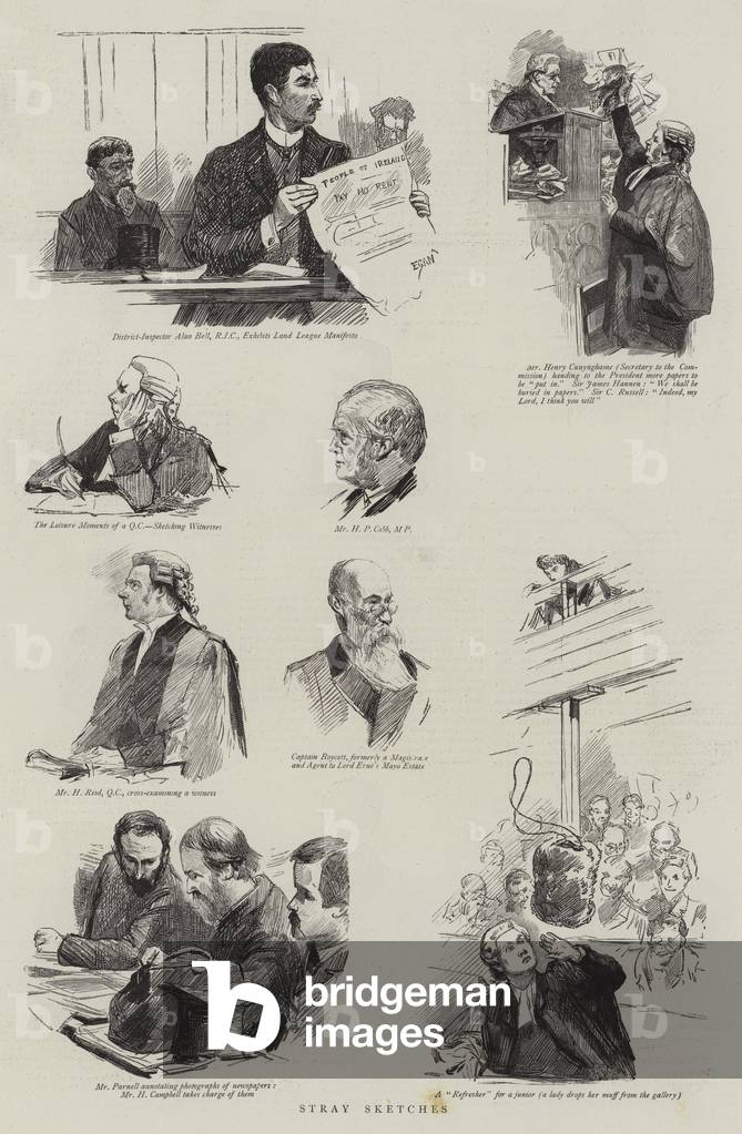 Stray Sketches (engraving) by Sydney Prior Hall