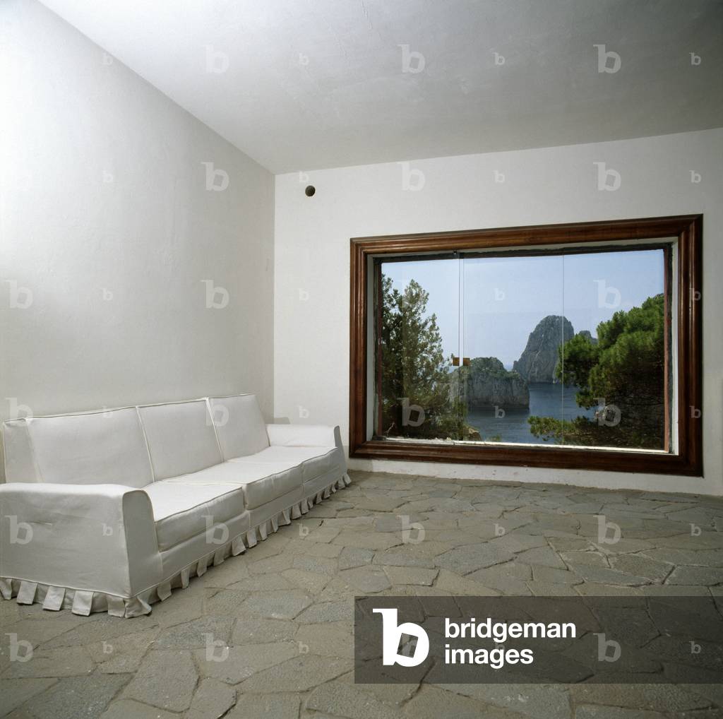 Zeitgenössische Architektur : Fenster zu Faraglioni - Casa Malaparte, 1938-1940