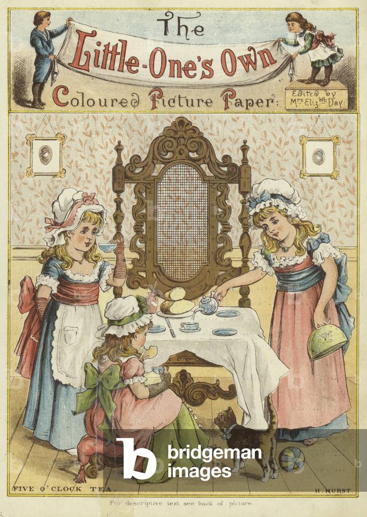 Fünf-Uhr-Tee (Chromolitho)
