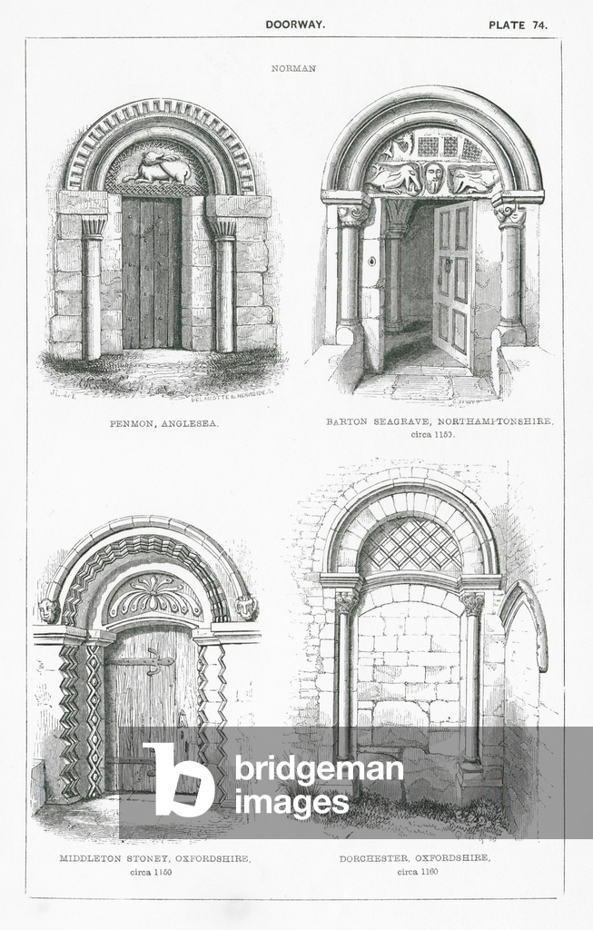 Immagine di Incisione "Porta d'ingresso (incisione)" 1801 di English School