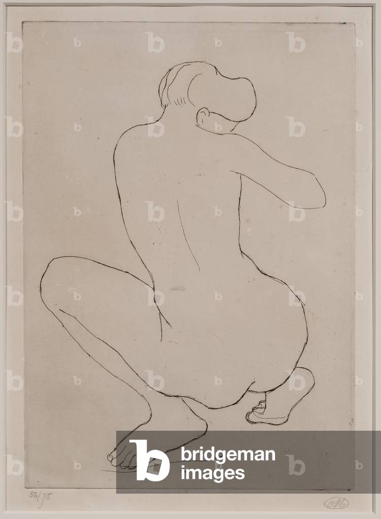 Femme Accroupie (gravure)