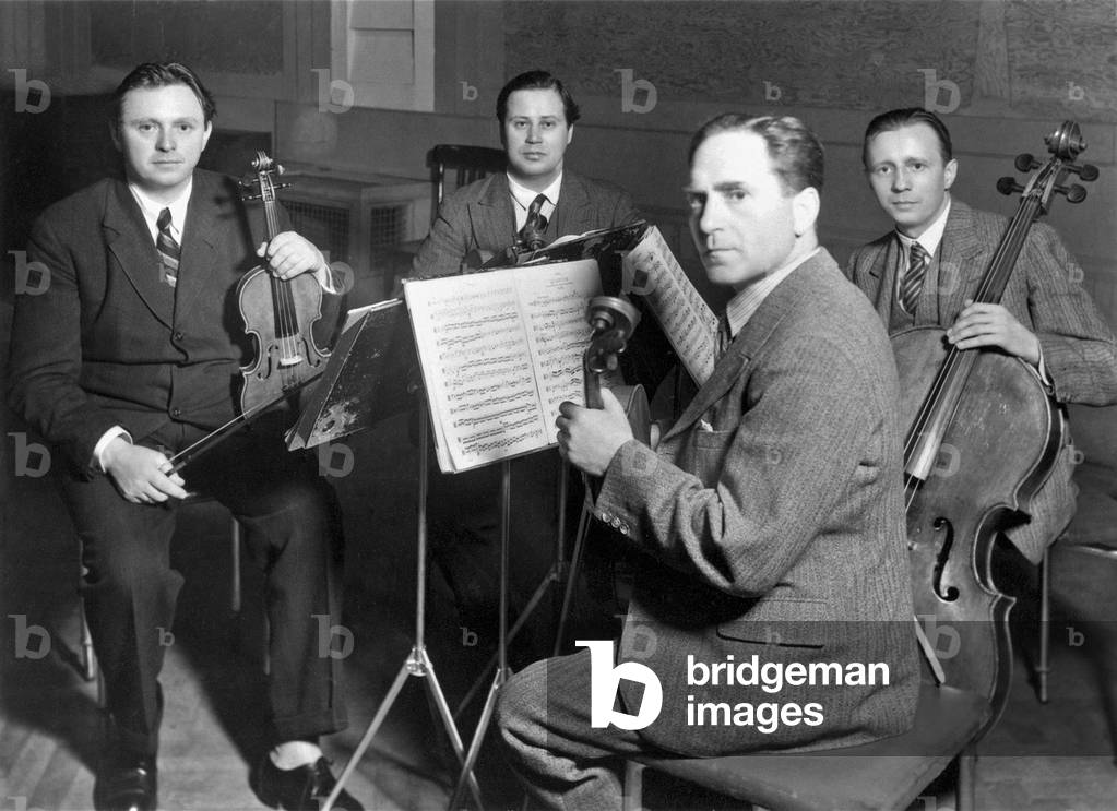 "Busch Quartetto 1938" 1938 di Unknown photographer, b/w