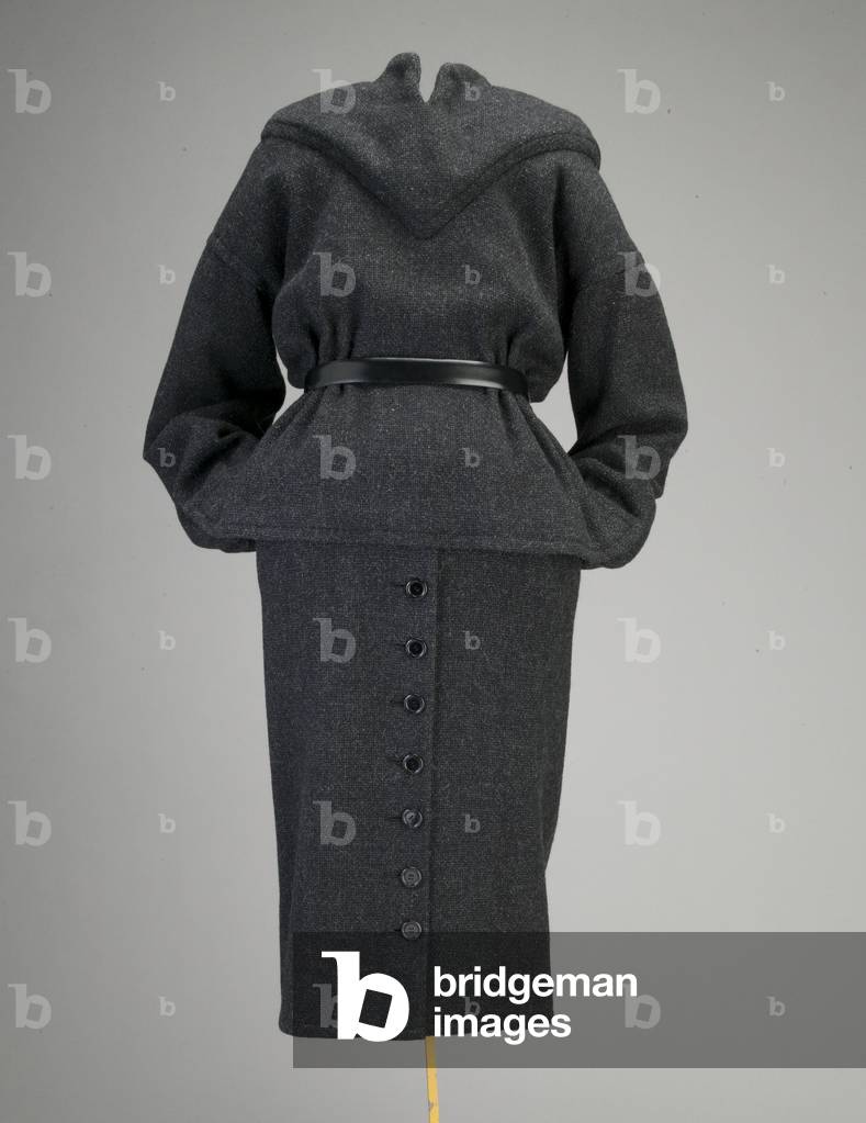 Ensemble, 1948 (vista frontale), Lana, plastica, Christian Dior, Parigi