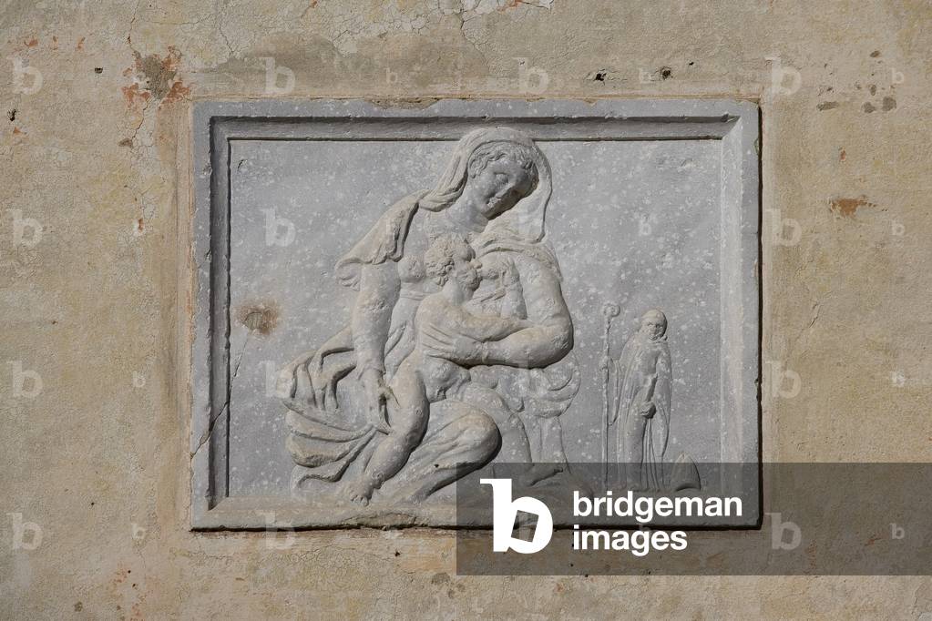 Madonna, Abtei Santa Maria del Pero, Monastier, Venetien, Italien (Foto)