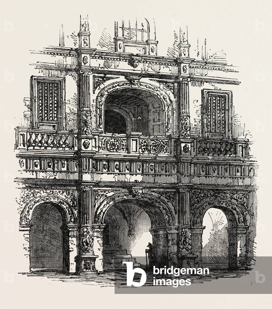 Brunswick: Portal of a House, 1864