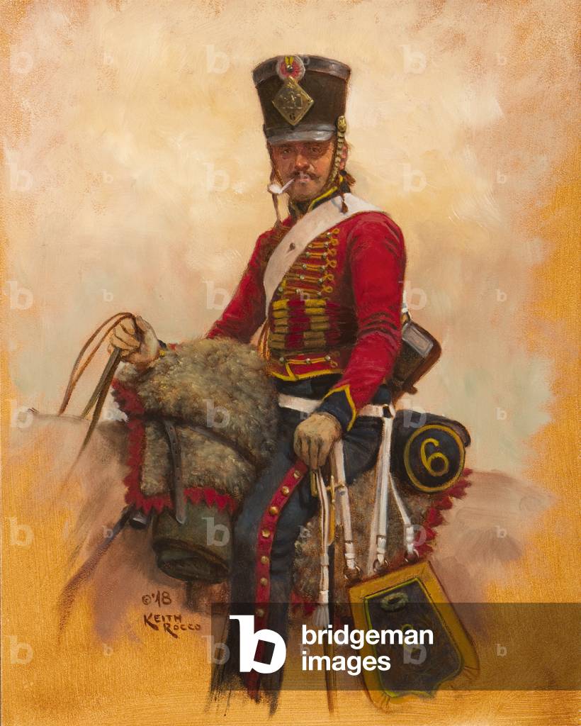 Immagine di Dipinto "6° Hussar 1807" 2018 di Keith Rocco