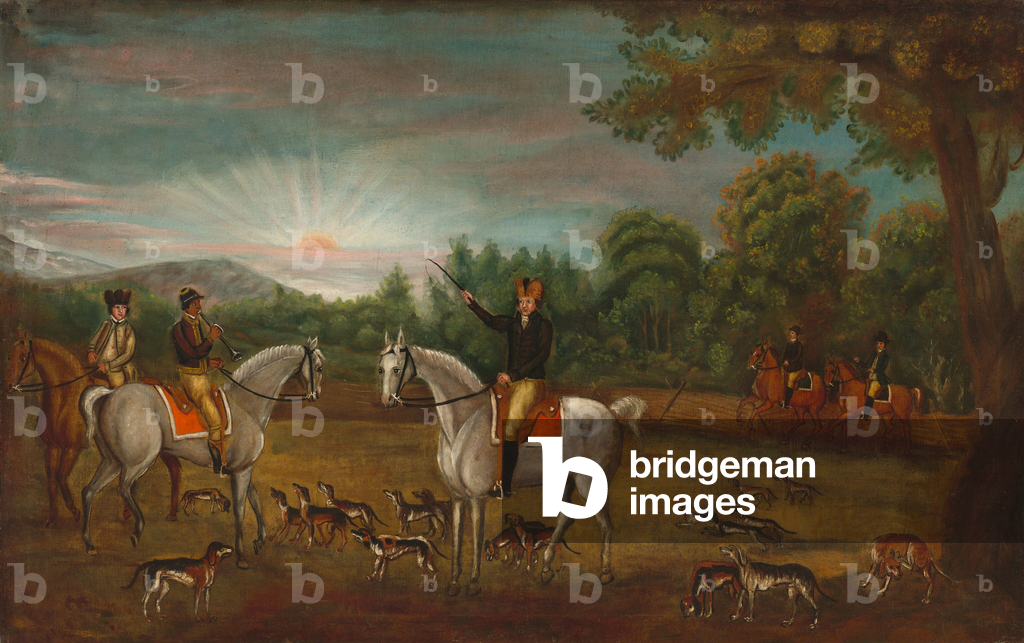 Image de Peinture représentant Le début de la chasse 1800 par William Stephen Coleman