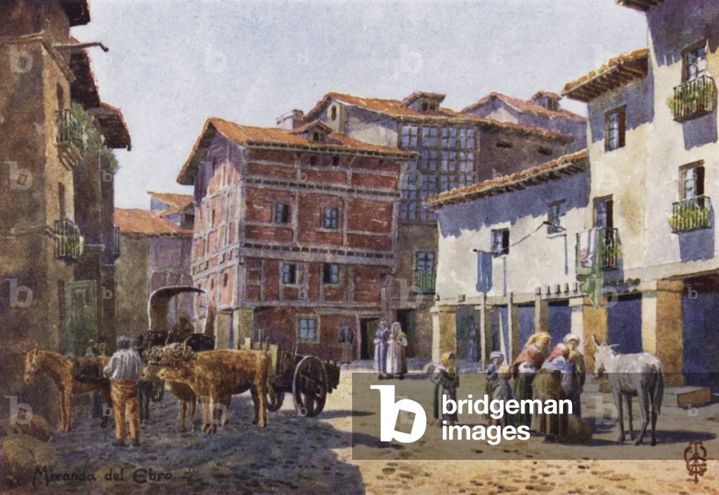 "Spagna settentrionale: Miranda del Ebro" di Edgar T. A. Wigram