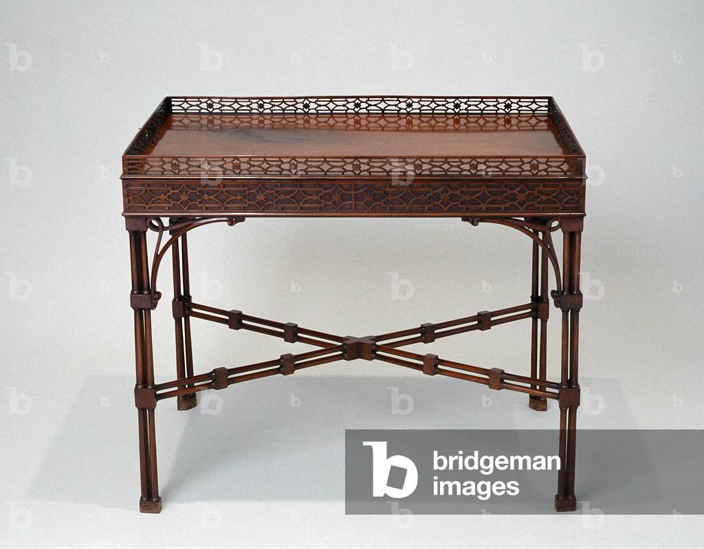 tavolo argento, c.1760 (mogano)