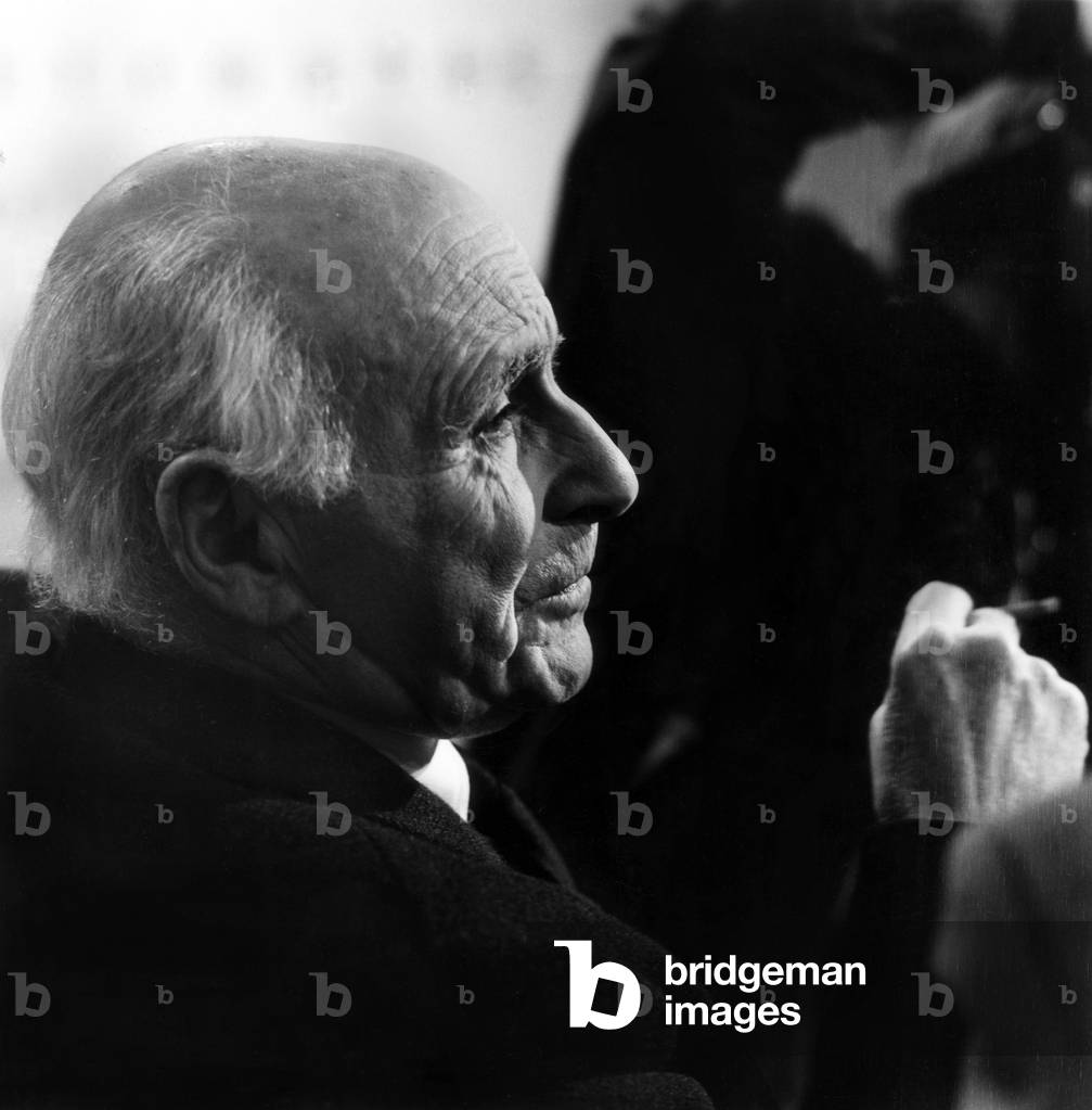 Image de Photographie représentant Francis Ponge par Louis Monier, b/w