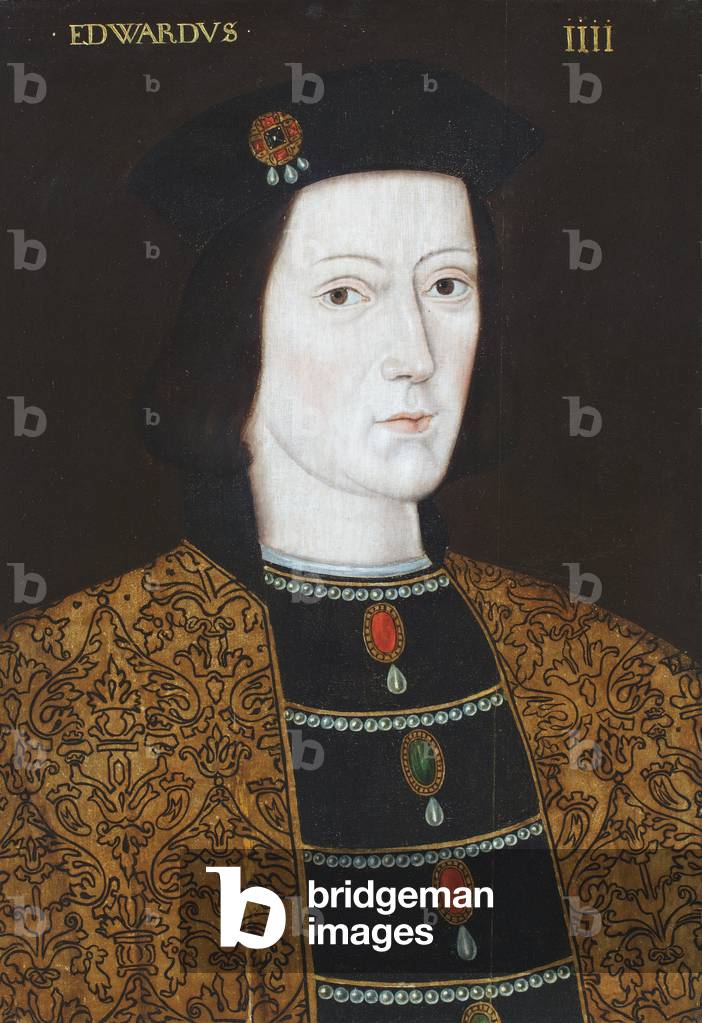Image de Peinture représentant Portrait d'Edward IV (huile sur panneau) 1500 par English School