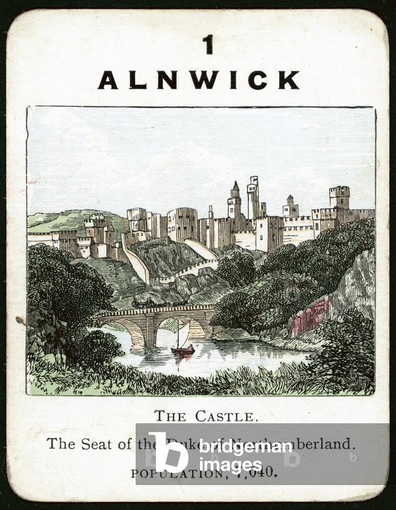 Alnwick (colour litho)
