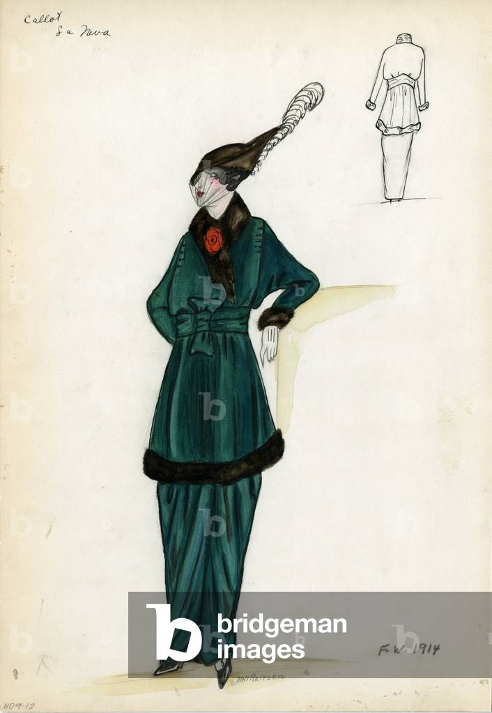 Immagine di Disegno "Abito" 1914 di Henri Bendel Studio