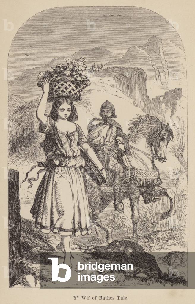 The Canterbury Tales: La moglie di Bath Racconto (incisione)