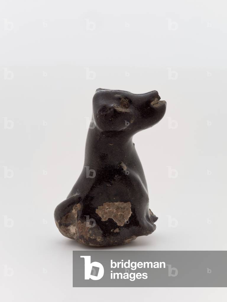 Dog (earthenware) by Chinese Artist, b/w