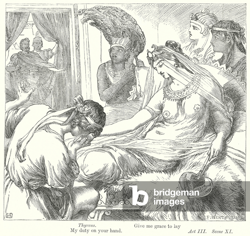 Immagine di Incisione "Antonio e Cleopatra (incisione)" 1801 di Henry Courtney Selous