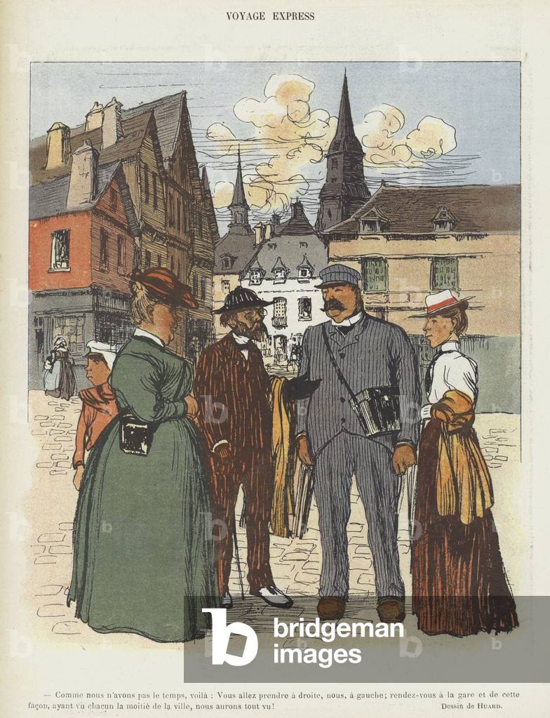 Illustrazione per Le Rire (color lito)