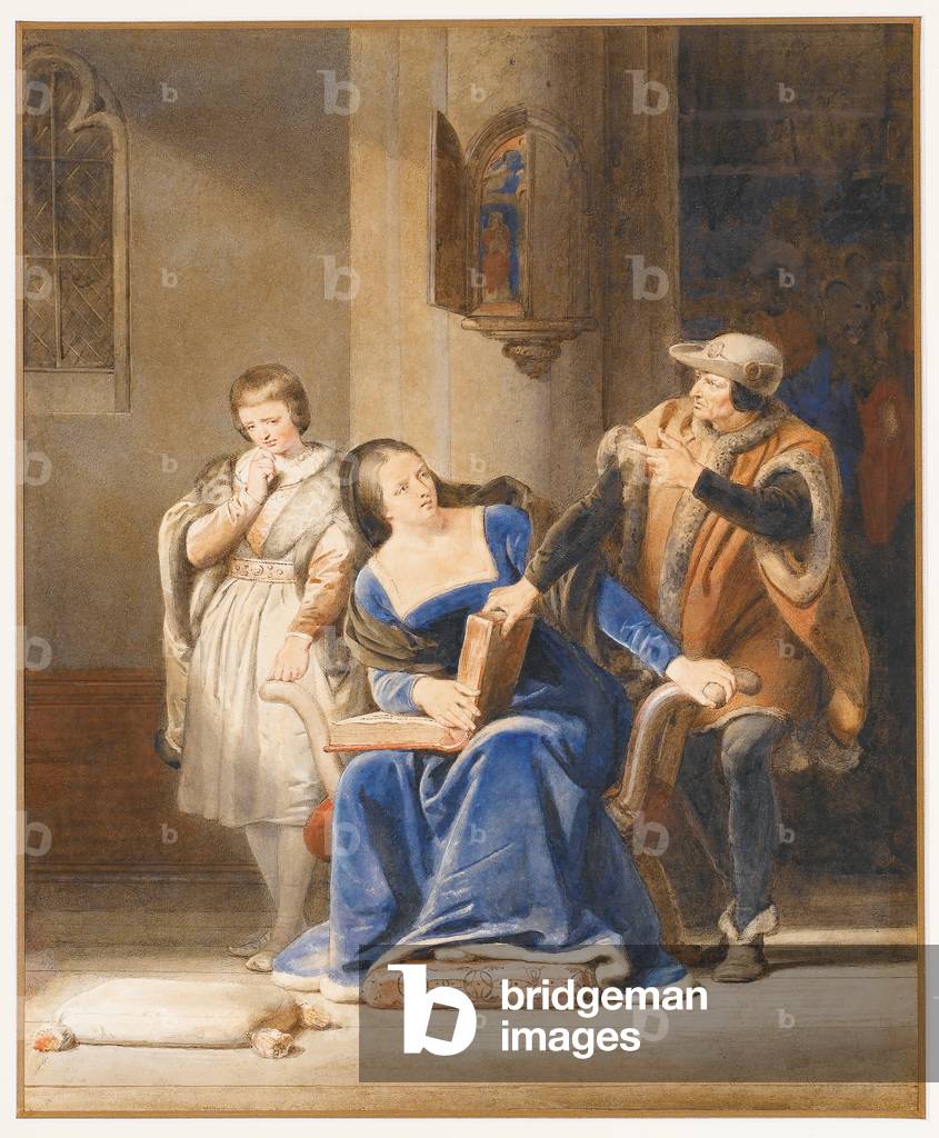 Louis XI Surveillant l'éducation du dauphin, 1833-1835