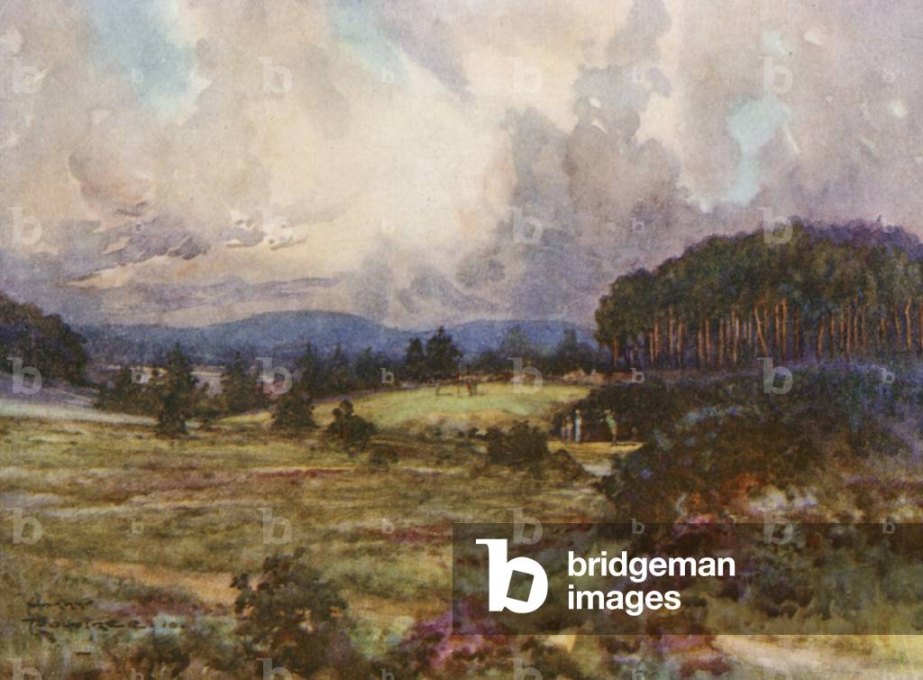 Image of Print depicting Golf Courses: Queen's Park 1901 by Harry Rountree