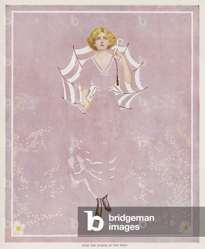 Coles Phillips Ragazza, Anche le Margherite del Campo (colore lito)