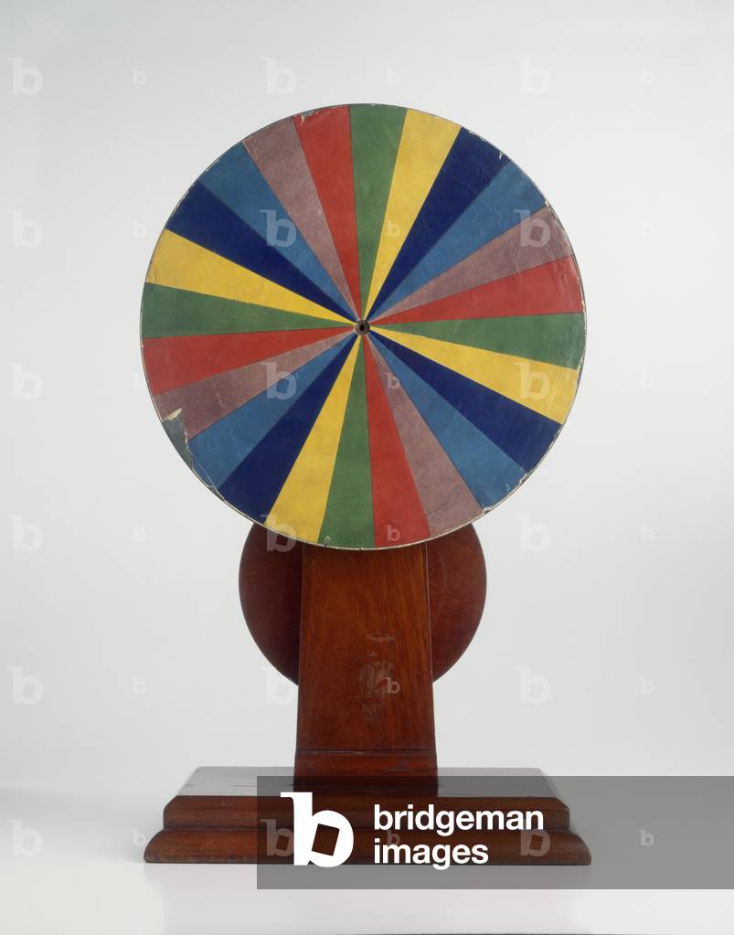 Image of Replica of Newton's colour wheel, 17th century