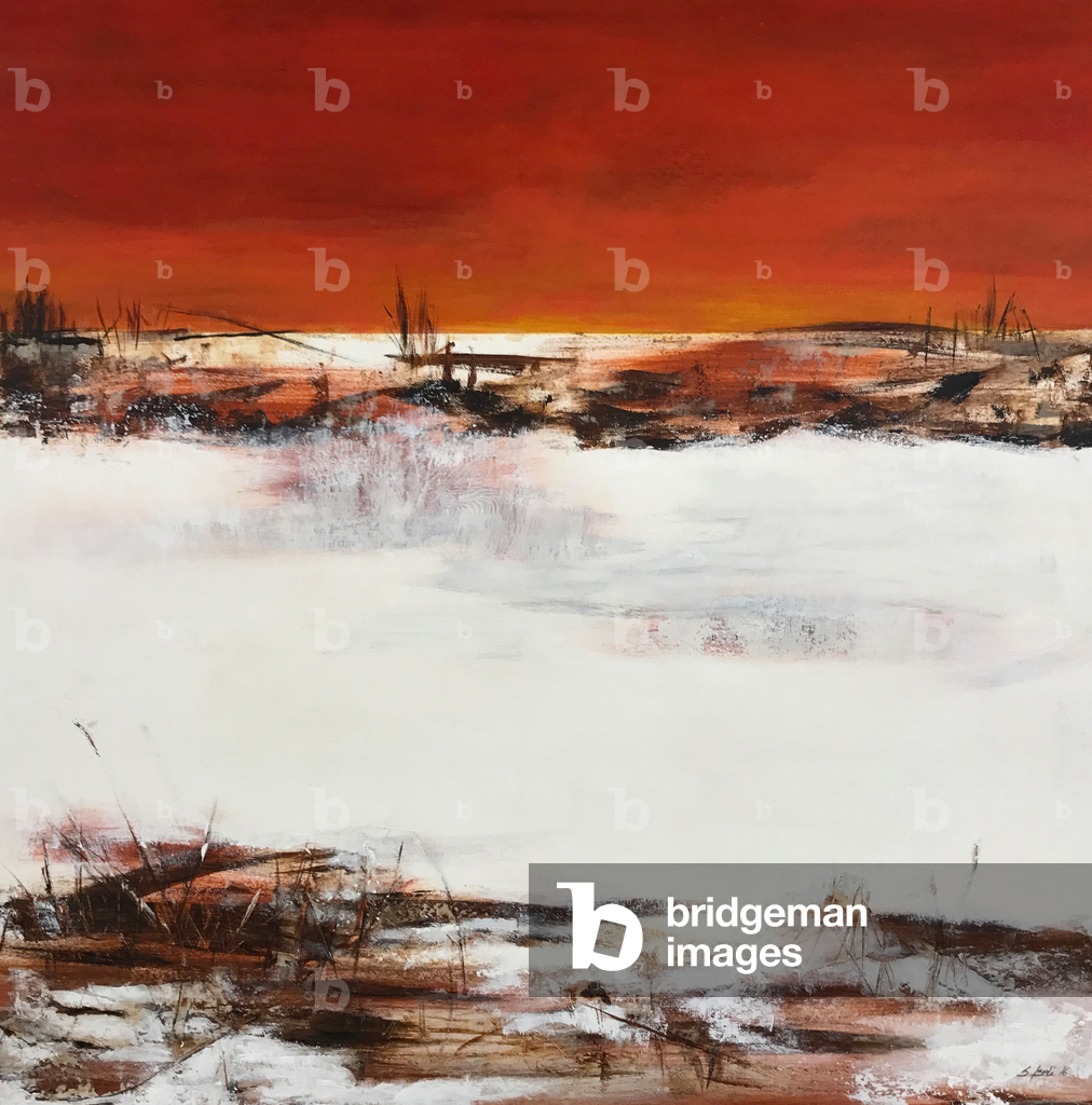 Image of Painting depicting Desert Snow 2016 by Sandy Iseli