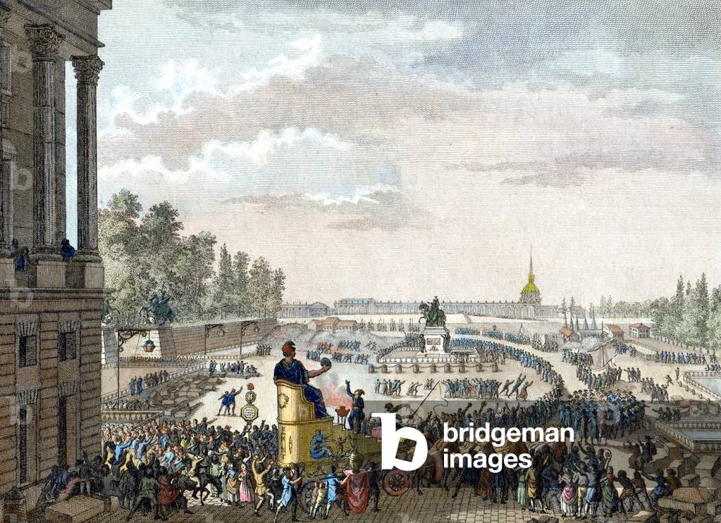Festa della Libertà a Parigi, 1794-1804 (incisione)