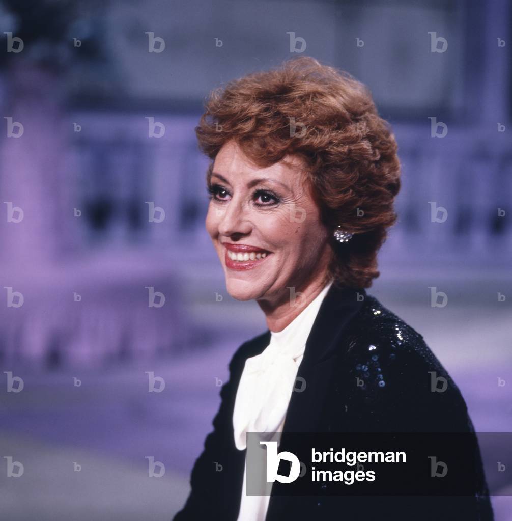Close up of Italian singer
