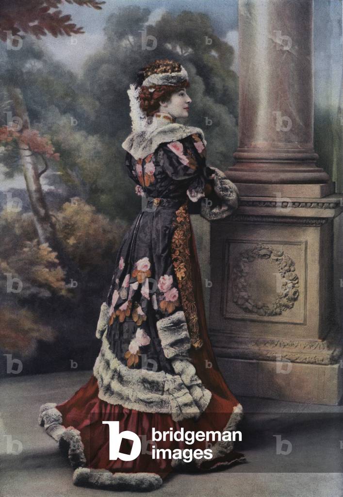Andrée Mégard als 'Anna Karenina' von Leo Tolstoi, aus 'Le Théâtre' (Druck)