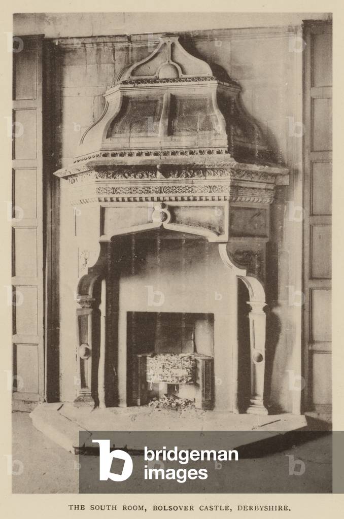 The South Room, Castello di Bolsover, Derbyshire (foto in b/n)
